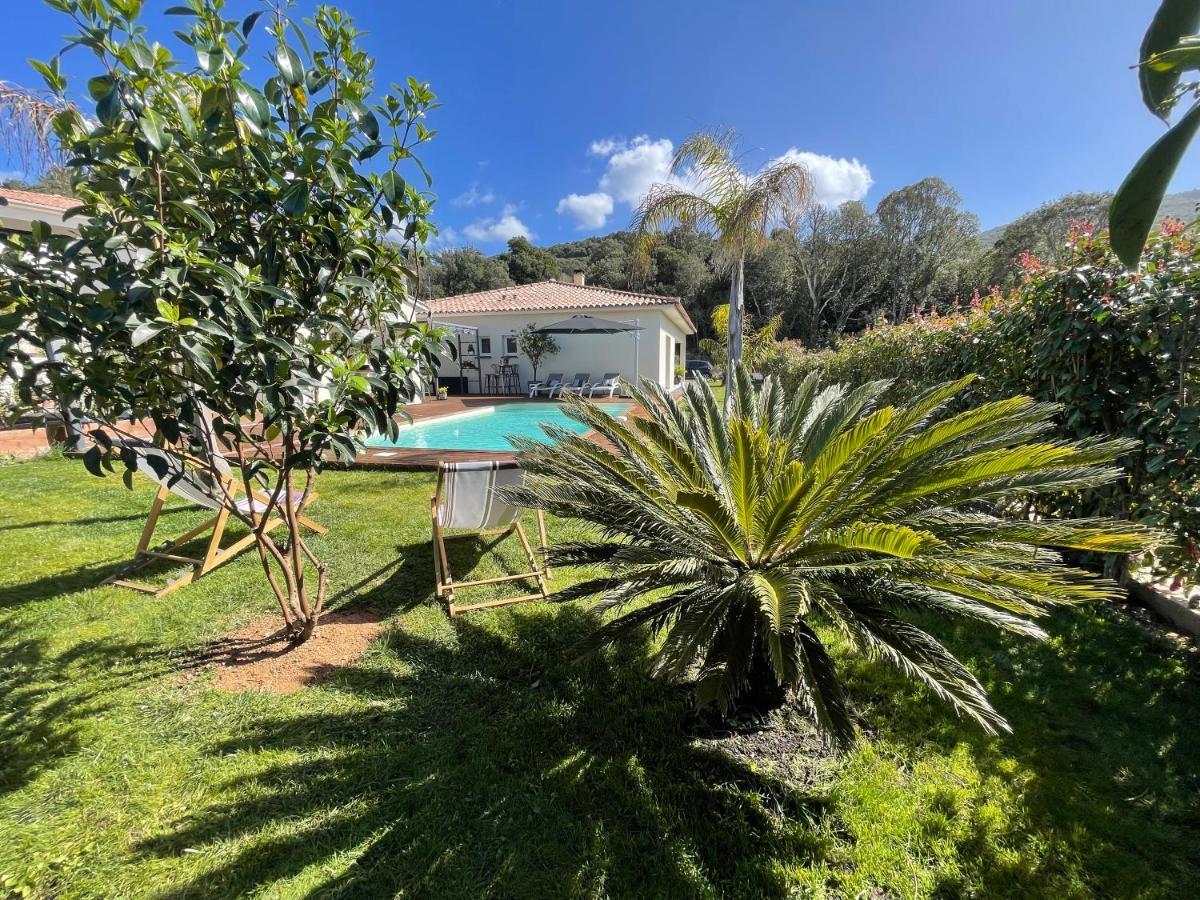 Magnifique Villa Recente Entre Mer Et Montagne Situee Entre Ajaccio Et Porticcio Cauro Luaran gambar