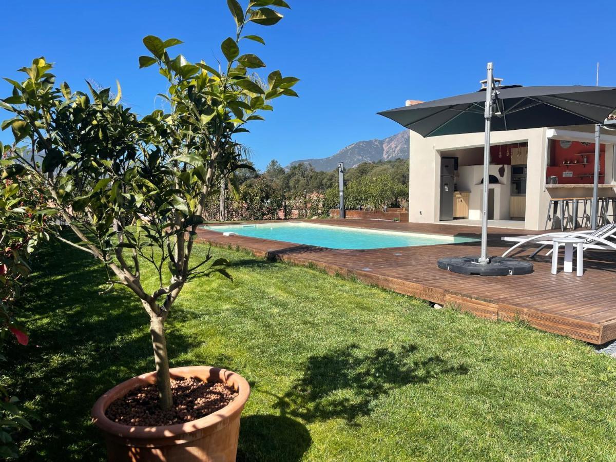 Magnifique Villa Recente Entre Mer Et Montagne Situee Entre Ajaccio Et Porticcio Cauro Luaran gambar